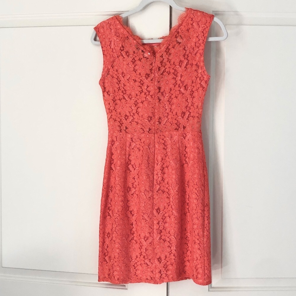 Dolce Vita coral lace dress - Picture 2 of 14